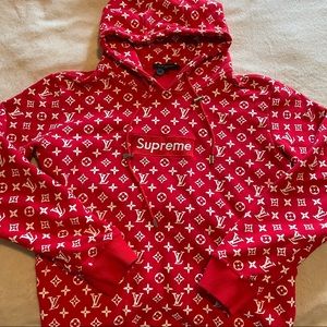 LV x SUPREME Monogram Hoodie